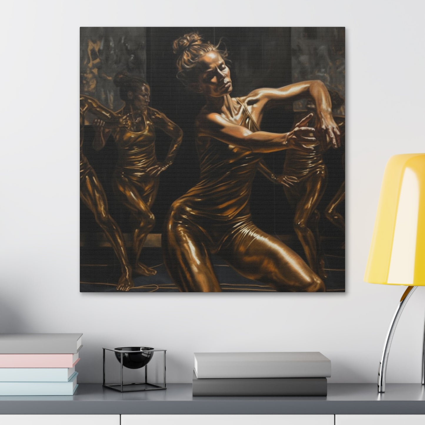 The Cult 'The Gods': Acrobatic Self-Portraits in Dark Bronze and Gold