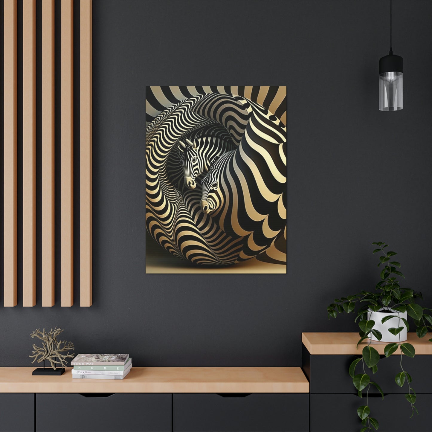 Zebra Fusion Art