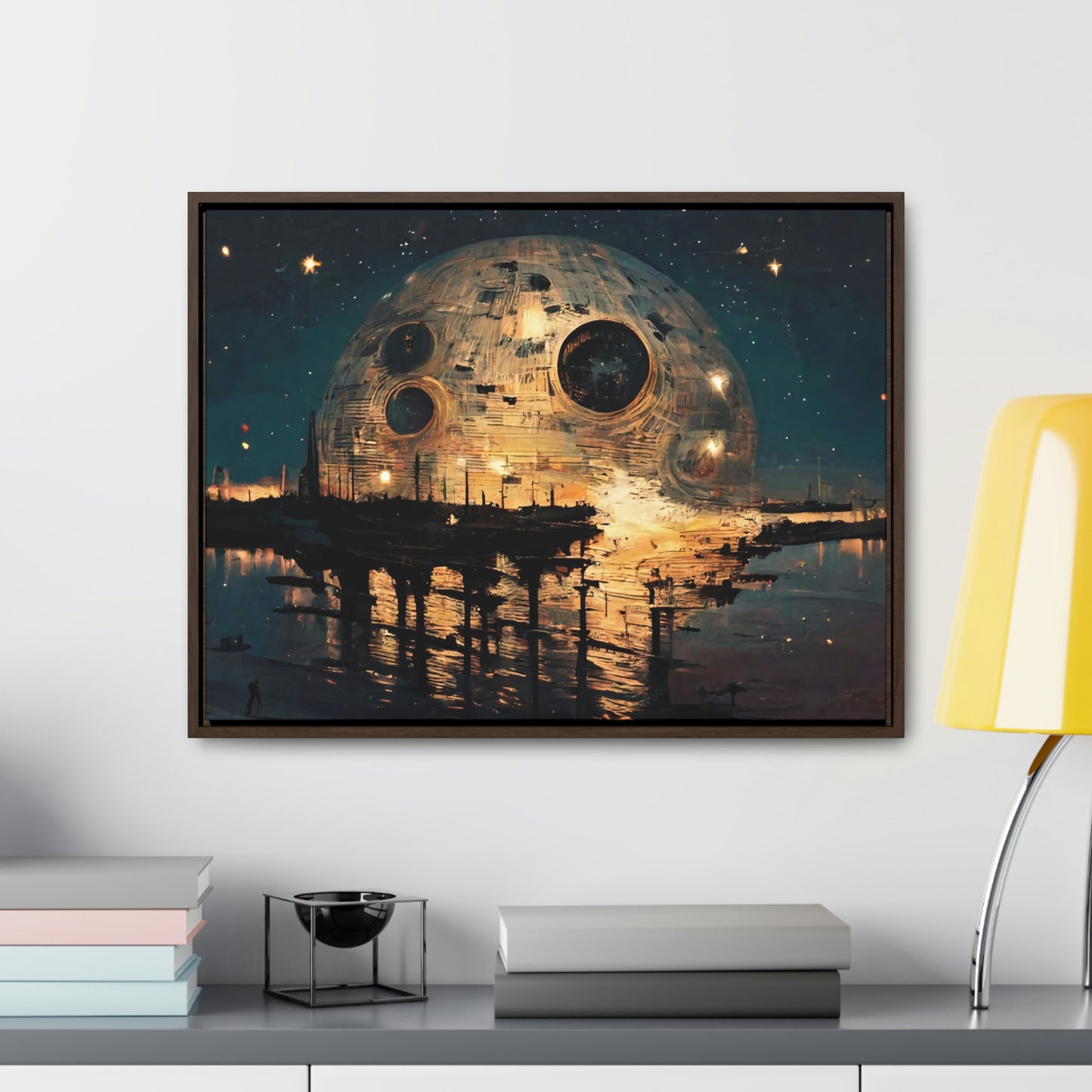 Death of the Moon: A Captivating Painting of Cosmic Drama