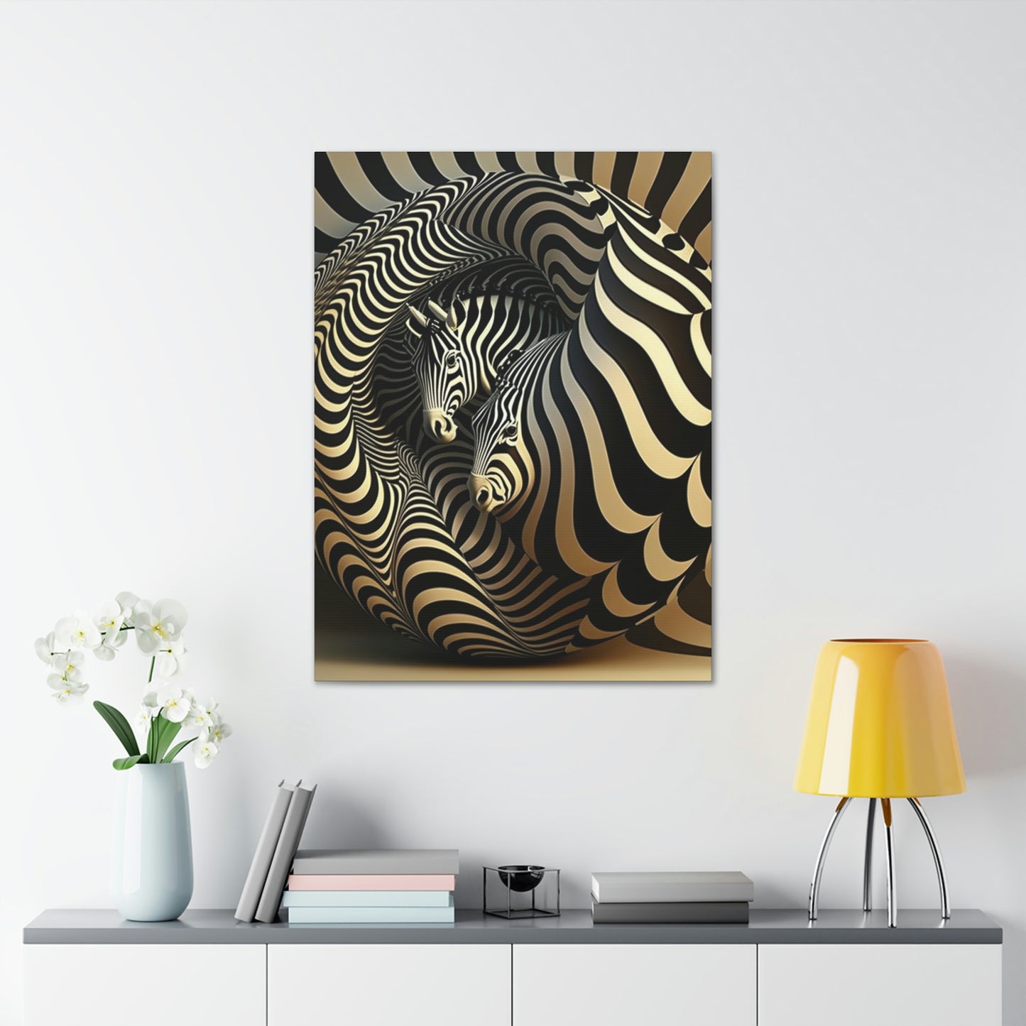 Zebra Fusion Art
