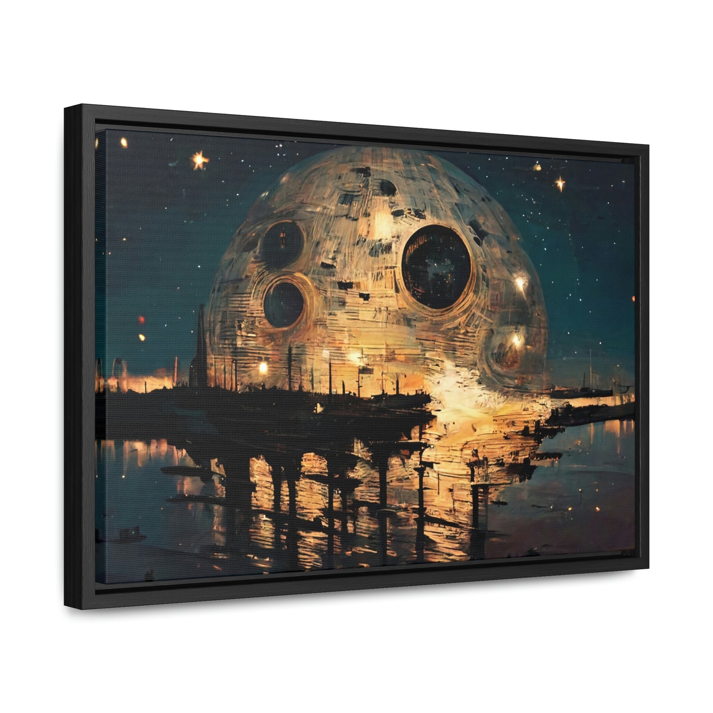Death of the Moon: A Captivating Painting of Cosmic Drama