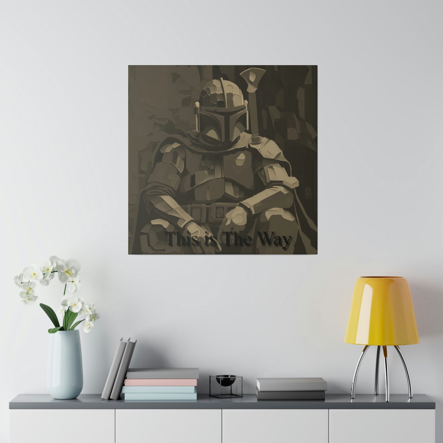 Vintage Mandalorian Art