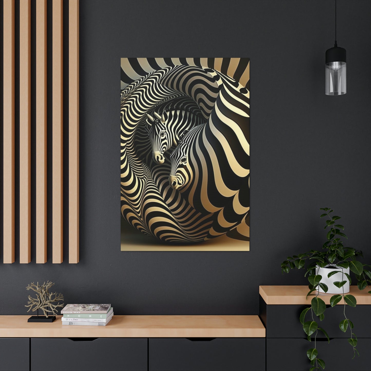 Zebra Fusion Art