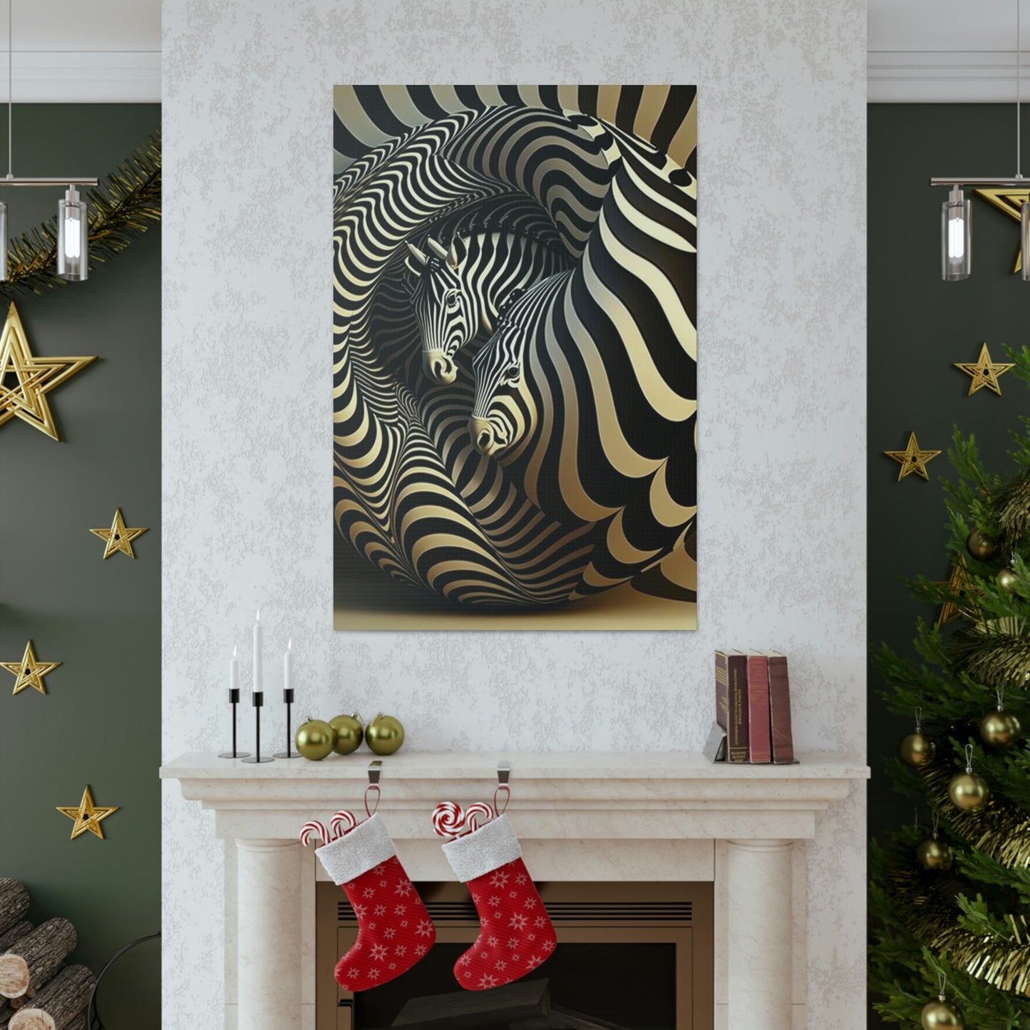 Zebra Fusion Art