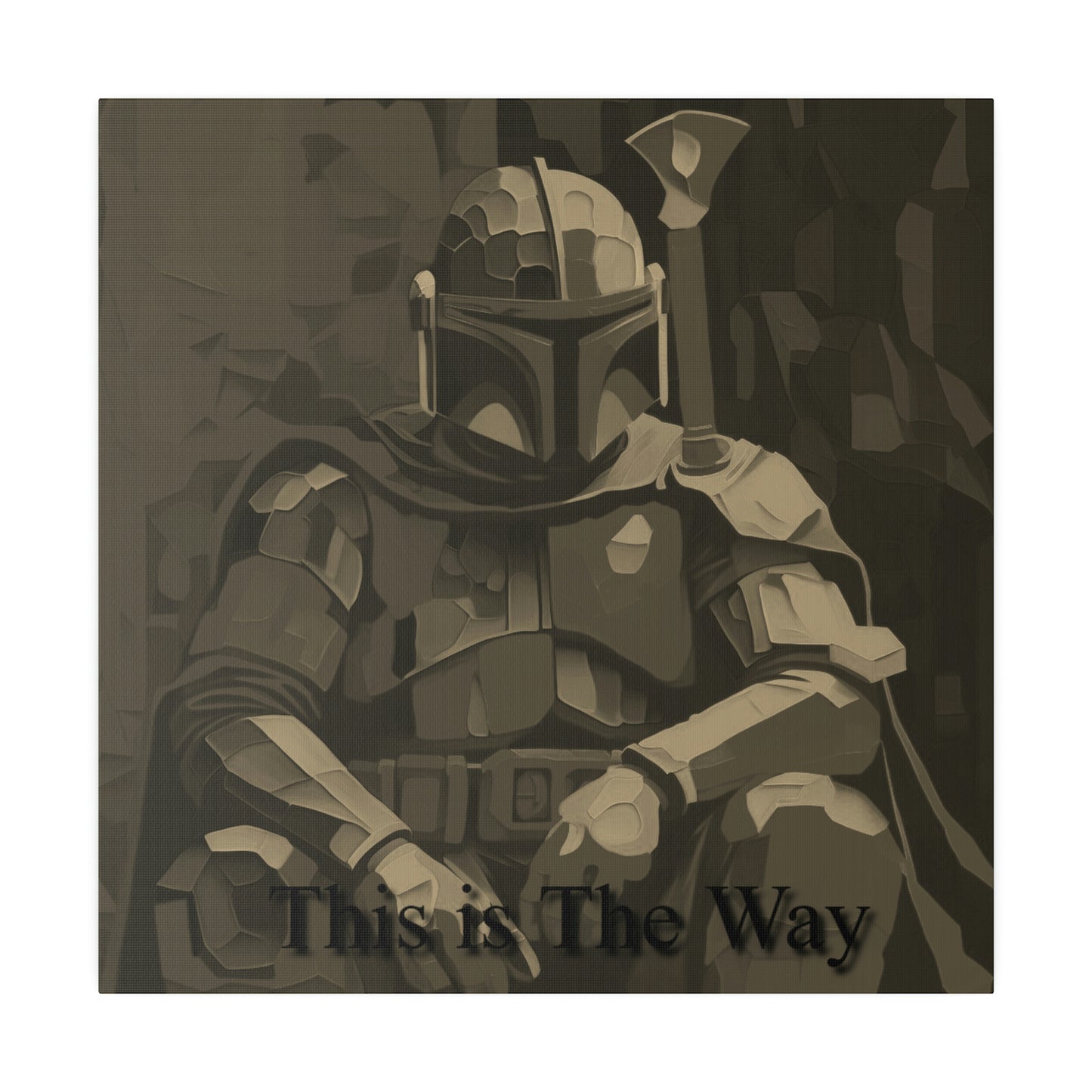 Vintage Mandalorian Art