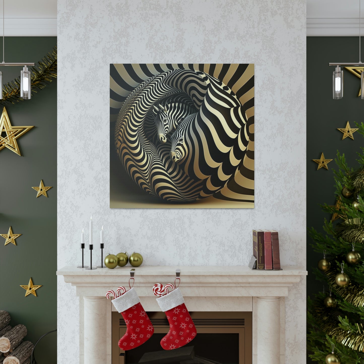 Zebra Fusion Art