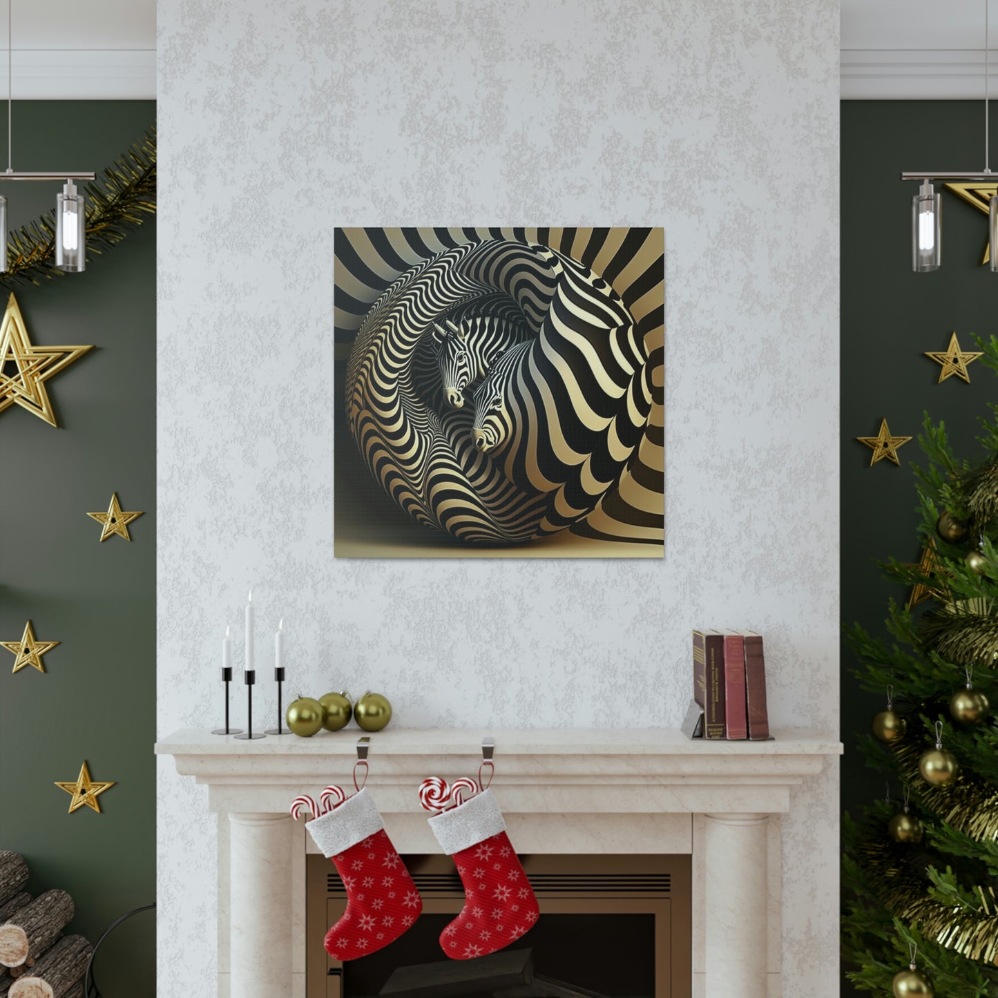 Zebra Fusion Art