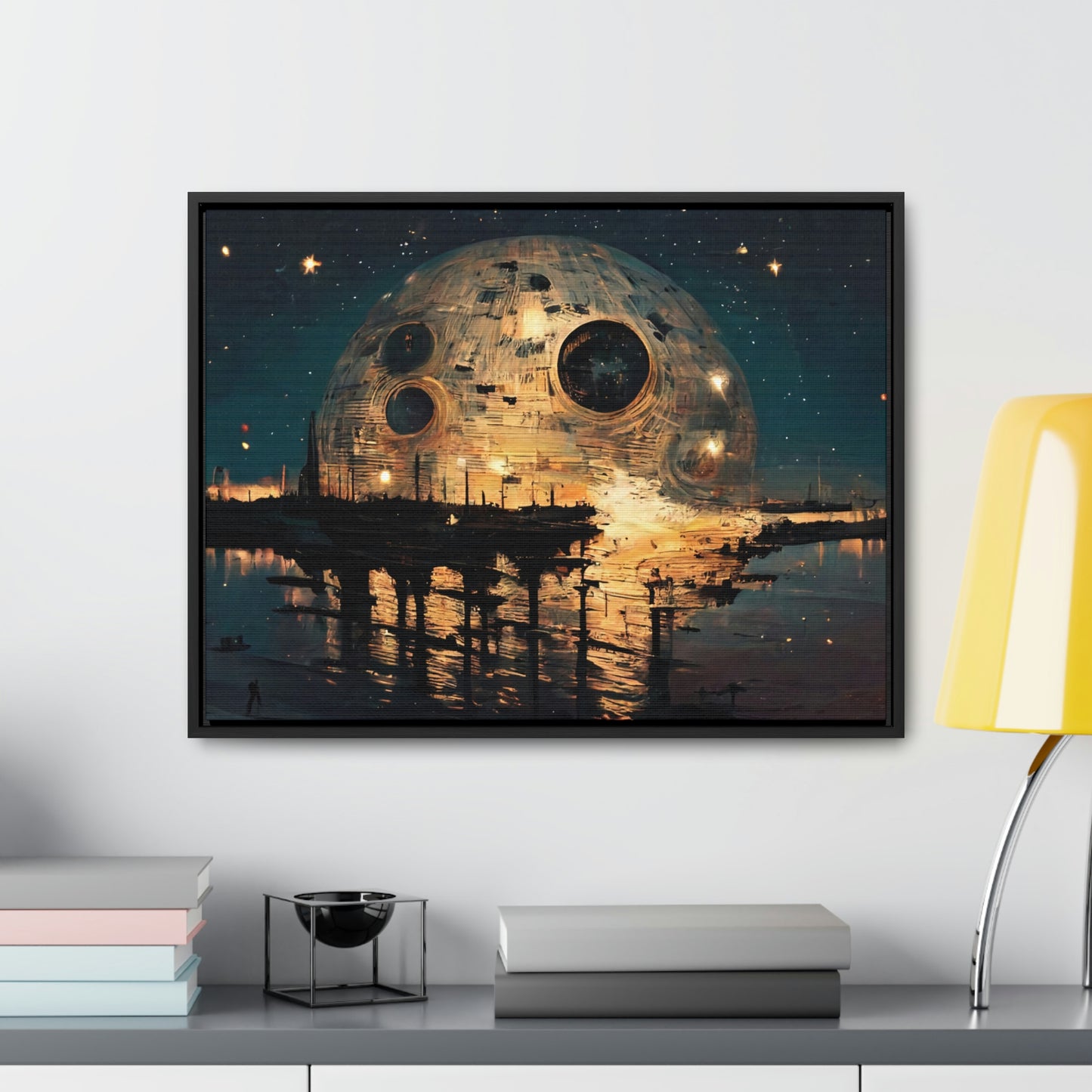 Death of the Moon: A Captivating Painting of Cosmic Drama