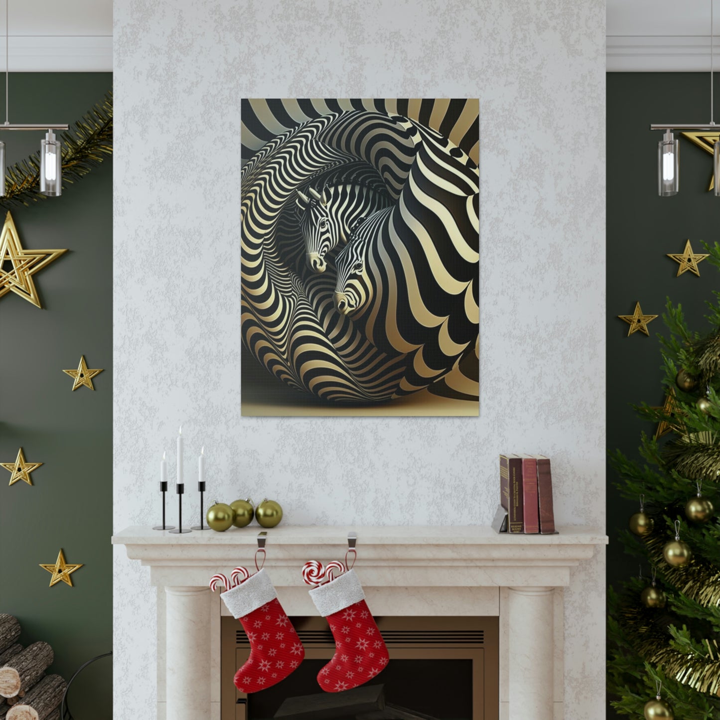 Zebra Fusion Art