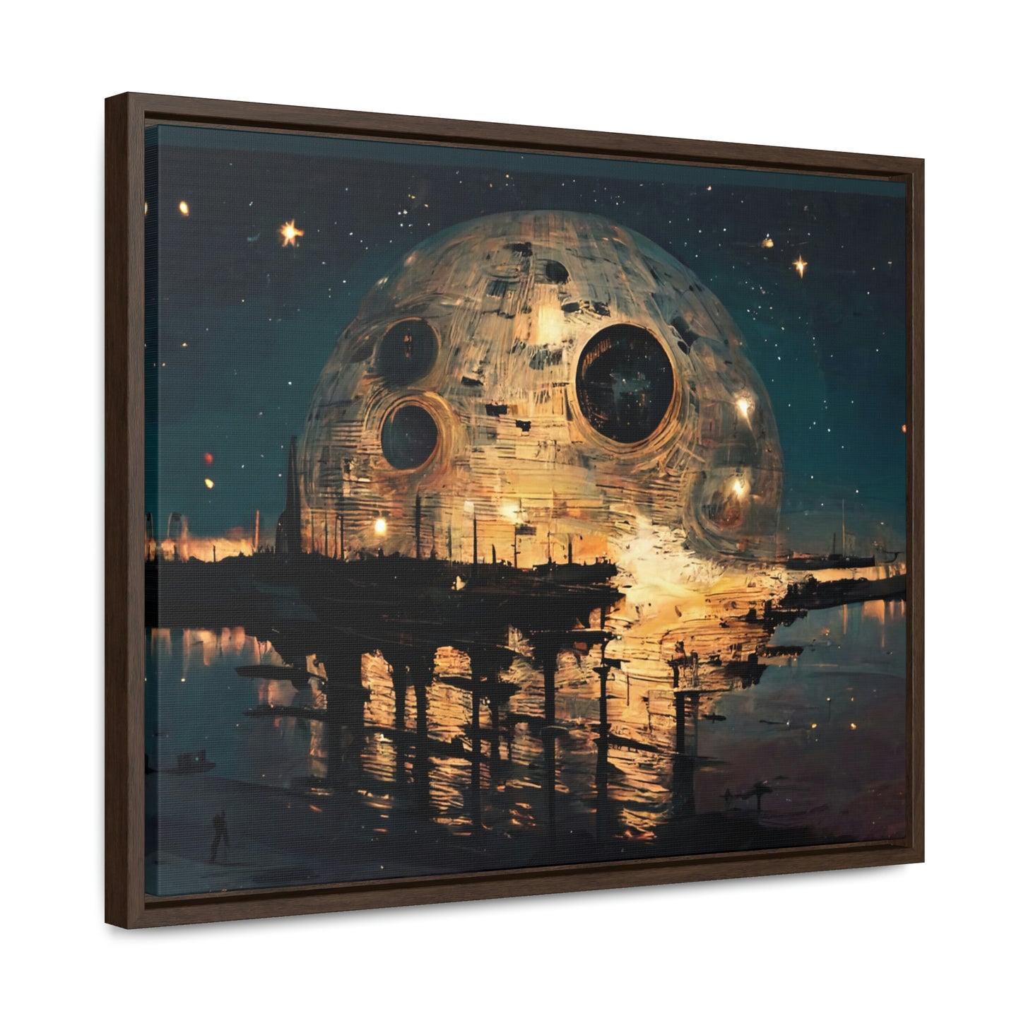 Death of the Moon: A Captivating Painting of Cosmic Drama