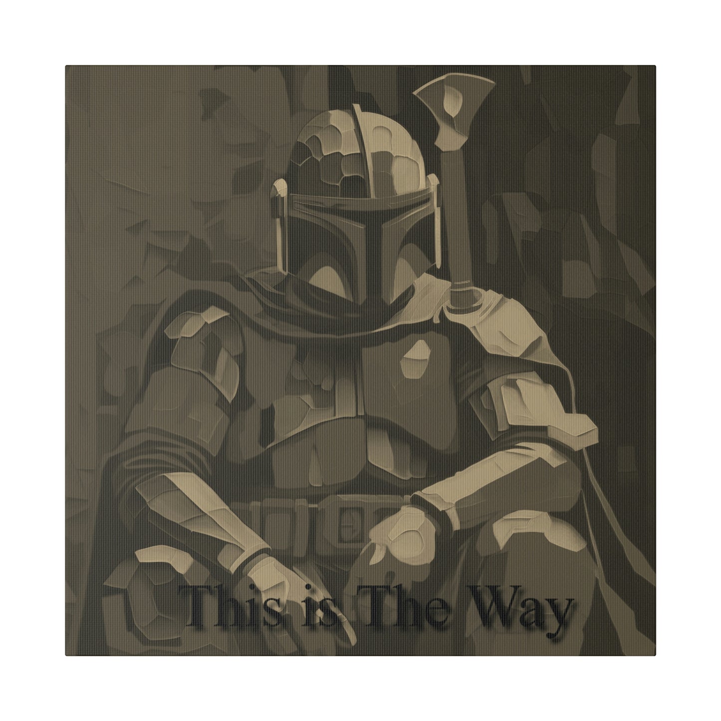 Vintage Mandalorian Art