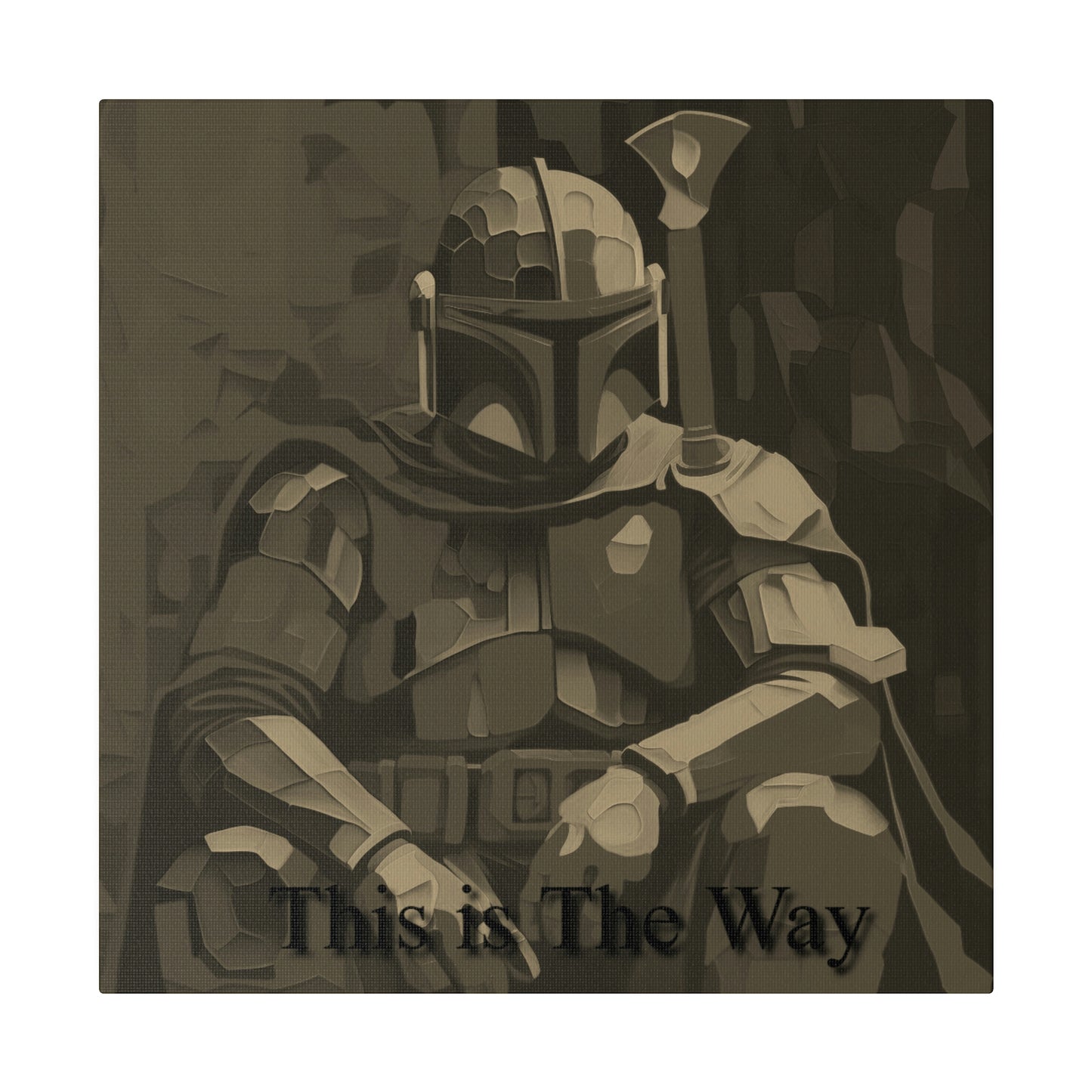 Vintage Mandalorian Art