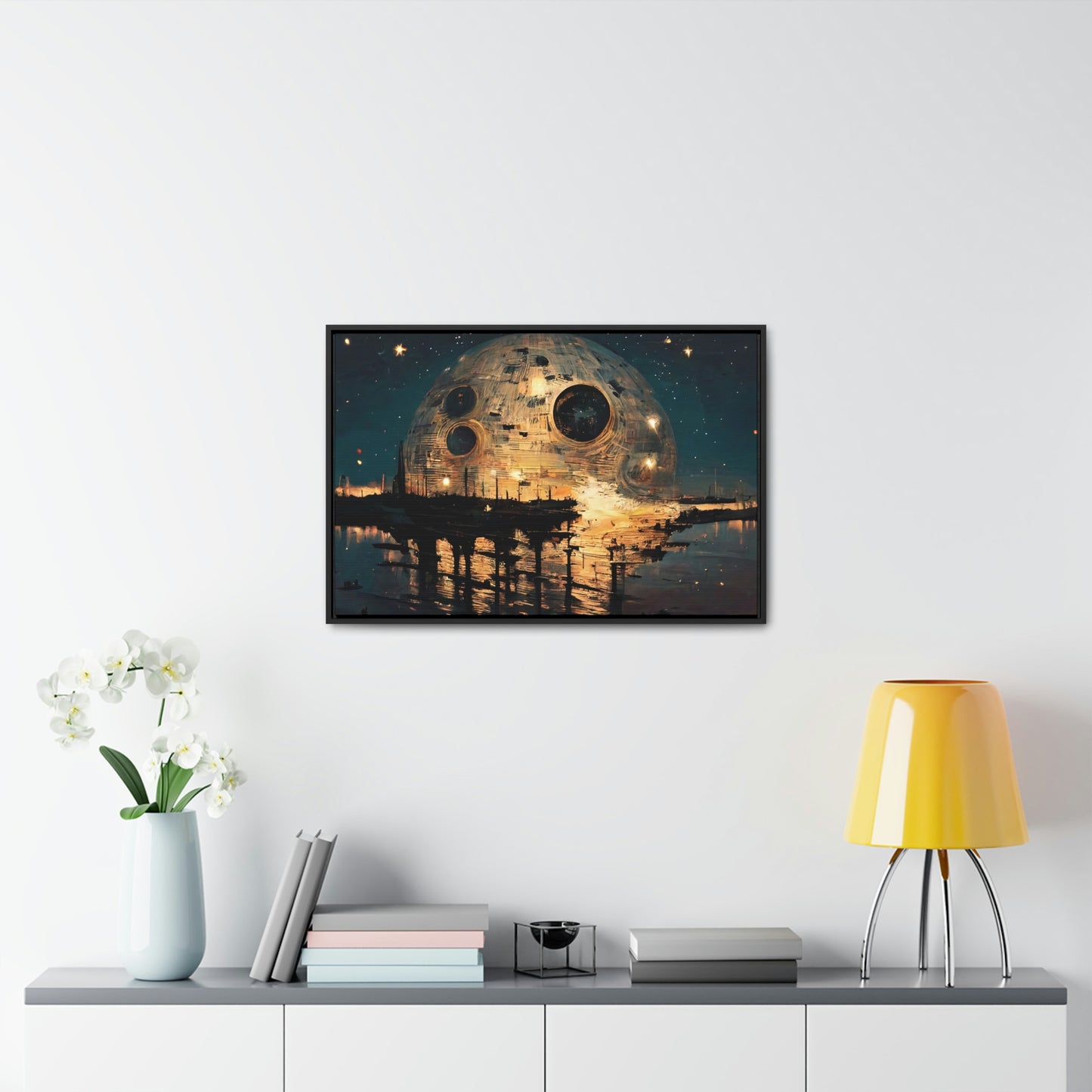 Death of the Moon: A Captivating Painting of Cosmic Drama