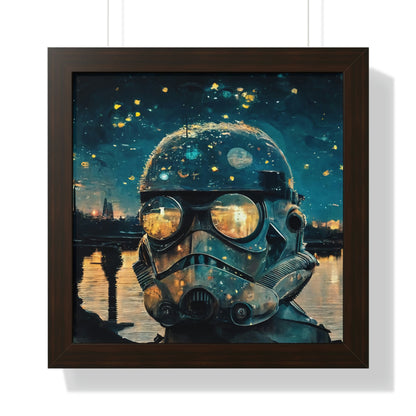 Silver Trooper: A Stunning Painting of Intense Menace