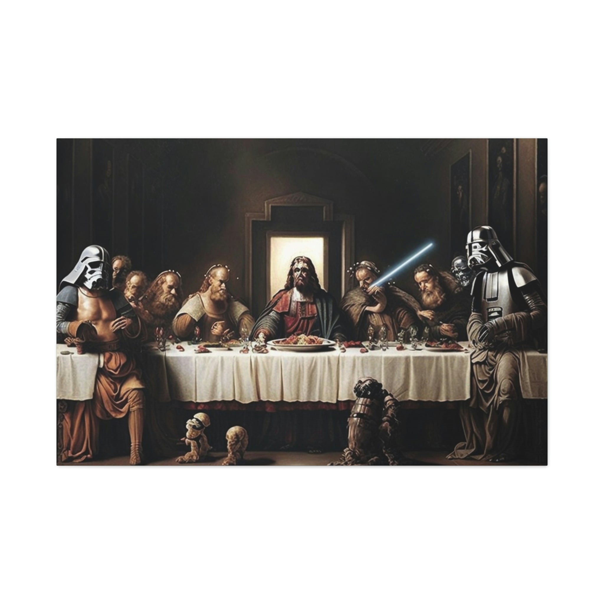 Star Wars Last Supper: A Beautiful and Ultra-Realistic Masterpiece Pai ...