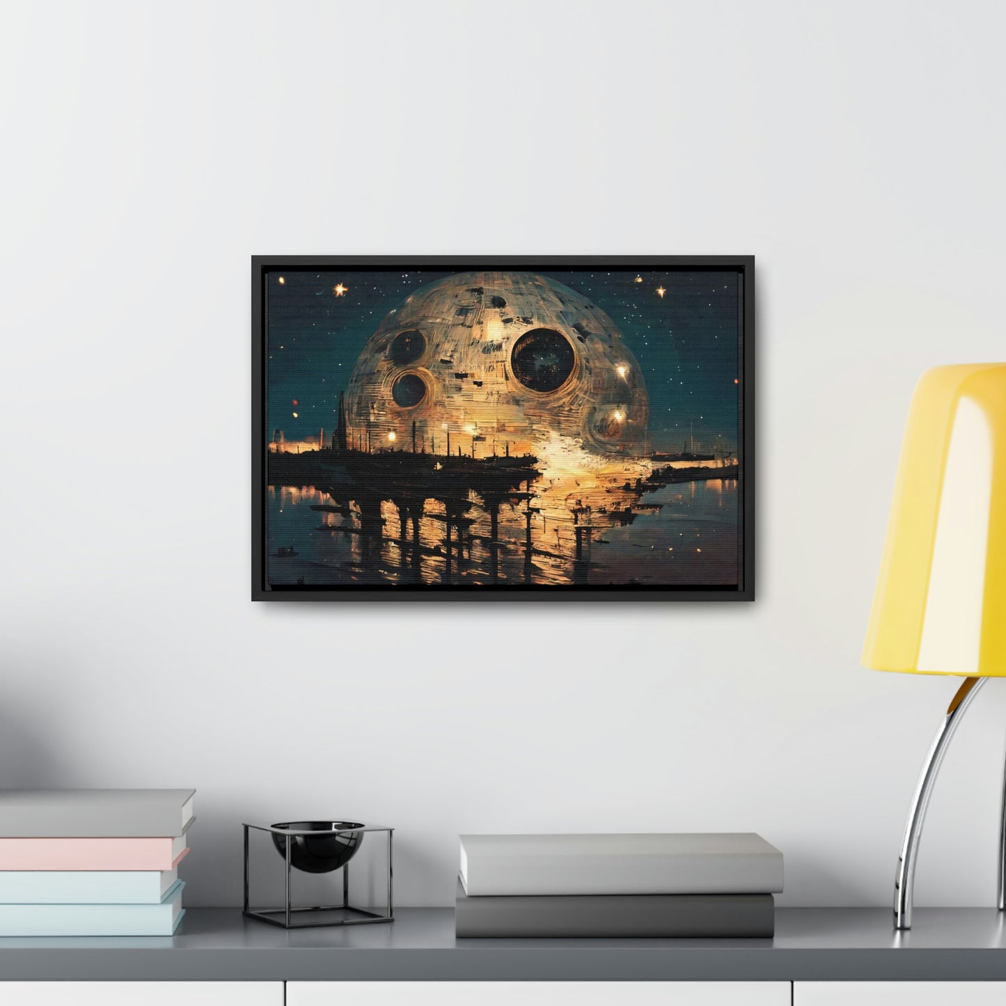 Death of the Moon: A Captivating Painting of Cosmic Drama