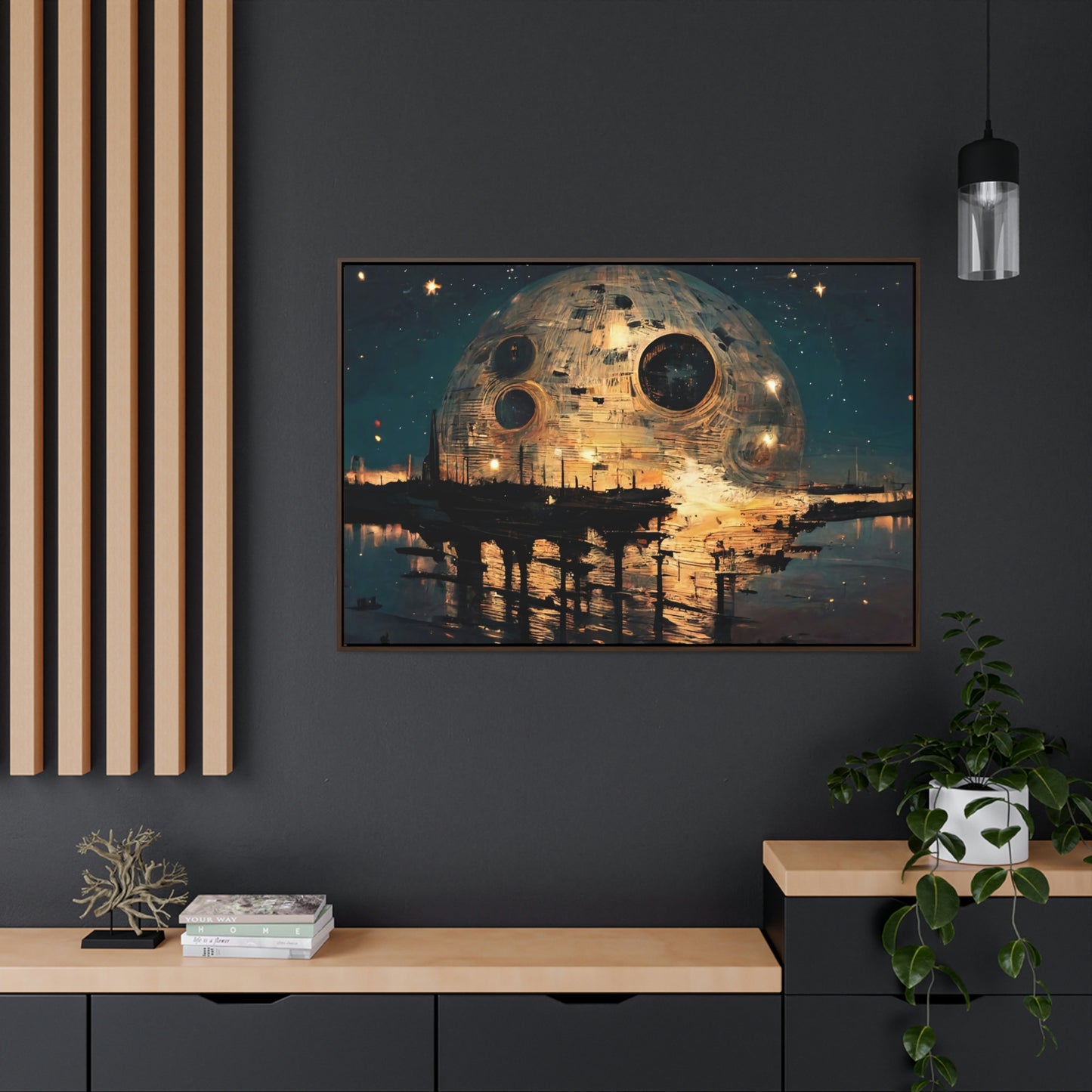 Death of the Moon: A Captivating Painting of Cosmic Drama