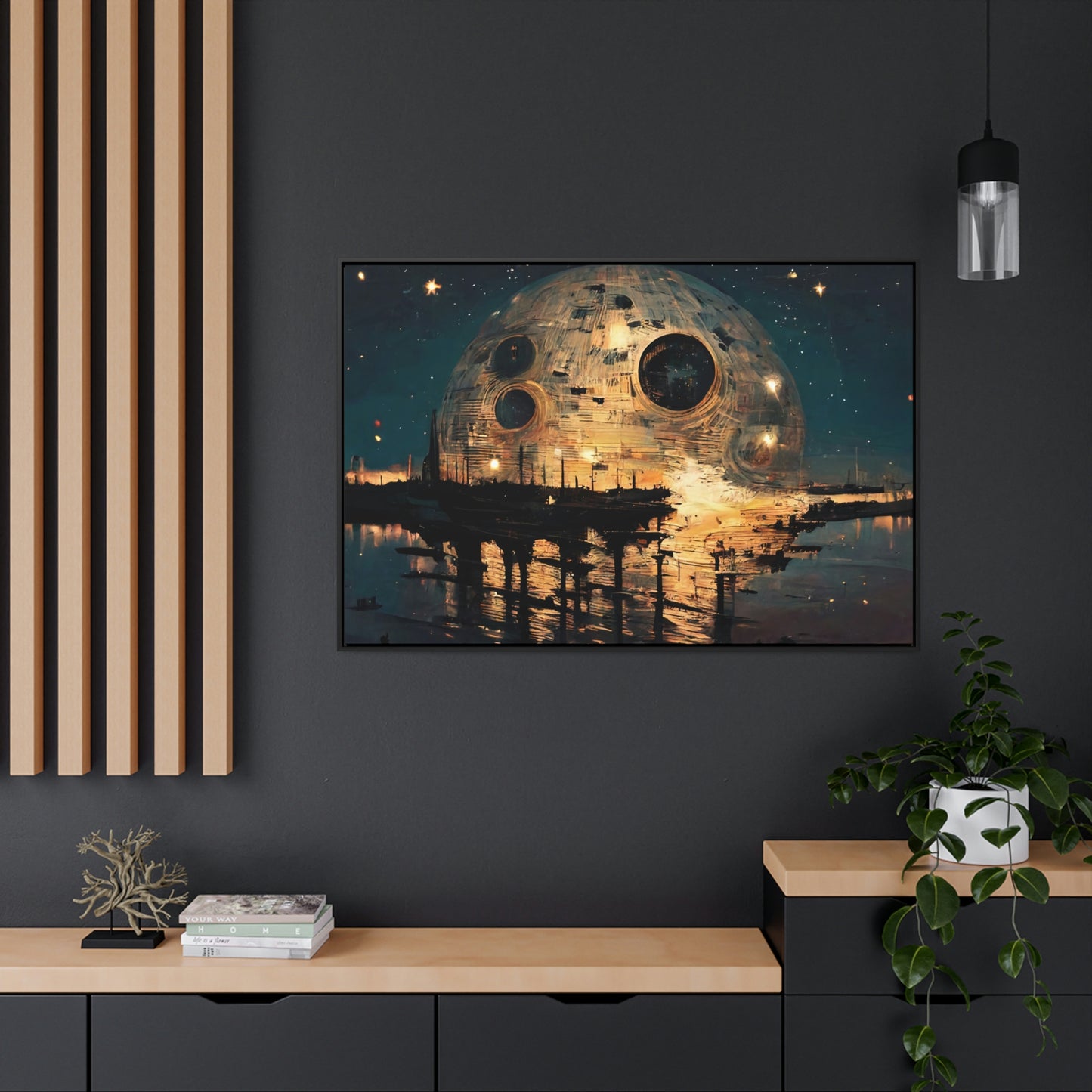 Death of the Moon: A Captivating Painting of Cosmic Drama