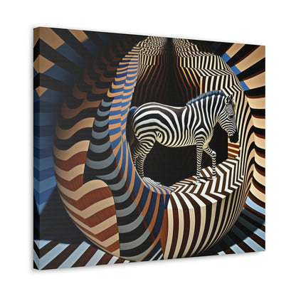 Ultra-Abstract Zebra Art