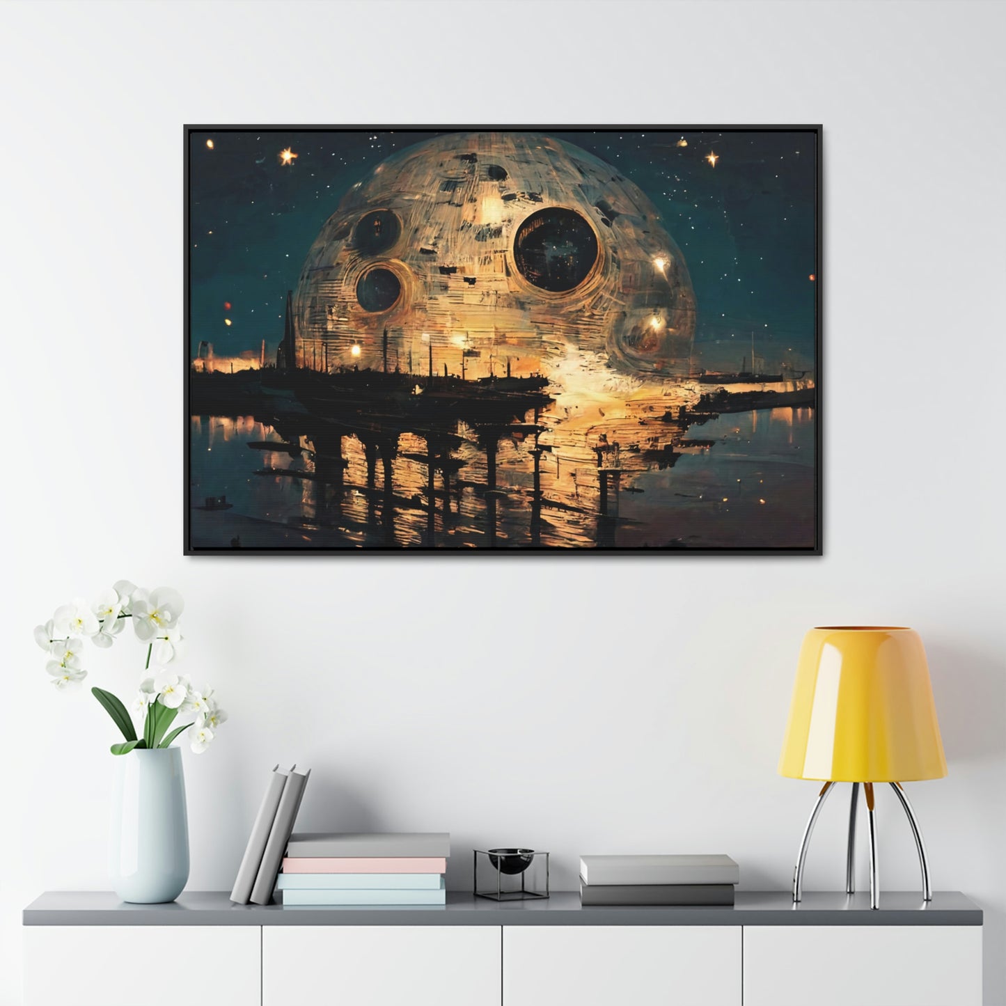 Death of the Moon: A Captivating Painting of Cosmic Drama