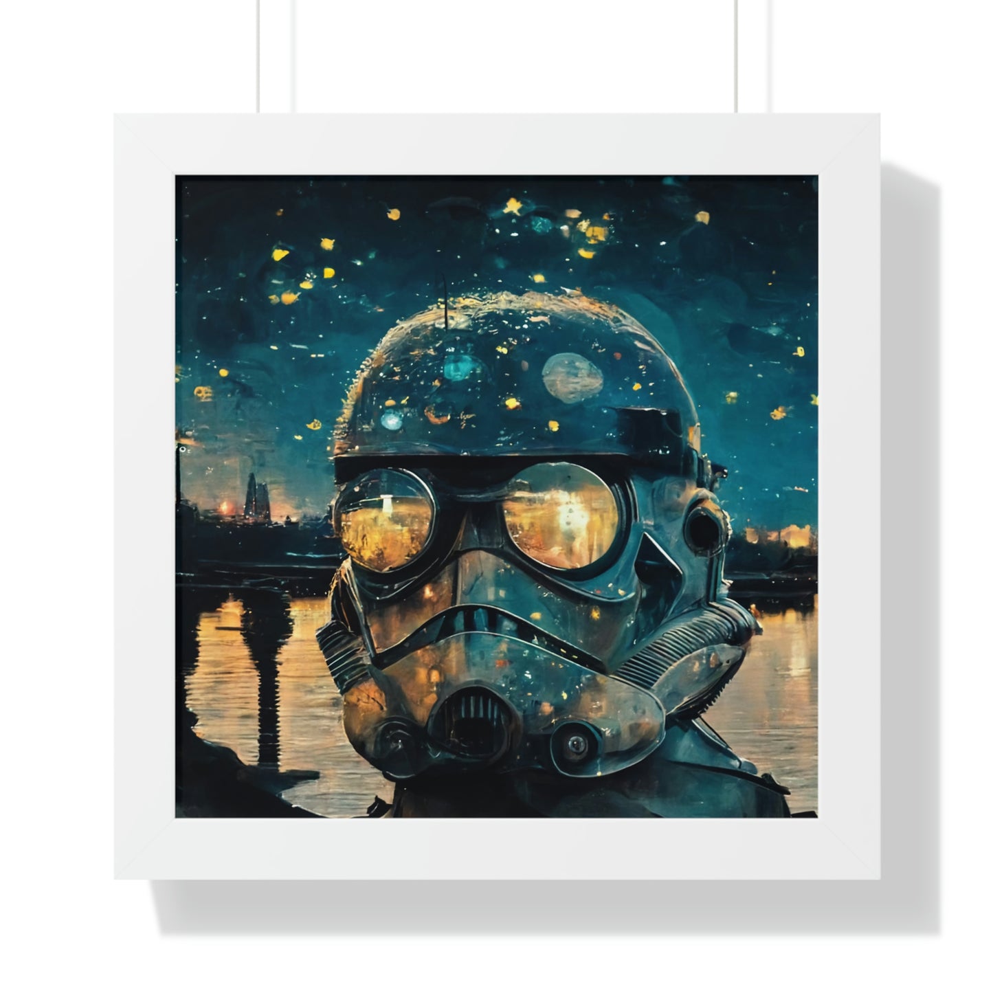 Silver Trooper: A Stunning Painting of Intense Menace