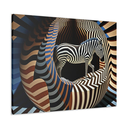 Ultra-Abstract Zebra Art