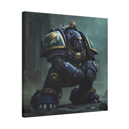 The Glory of Battle: A Striking Warhammer 40k Painting of Space Marines