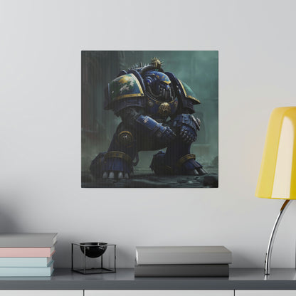 The Glory of Battle: A Striking Warhammer 40k Painting of Space Marines