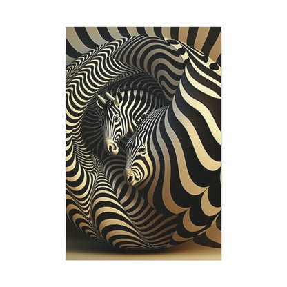 Zebra Fusion Art