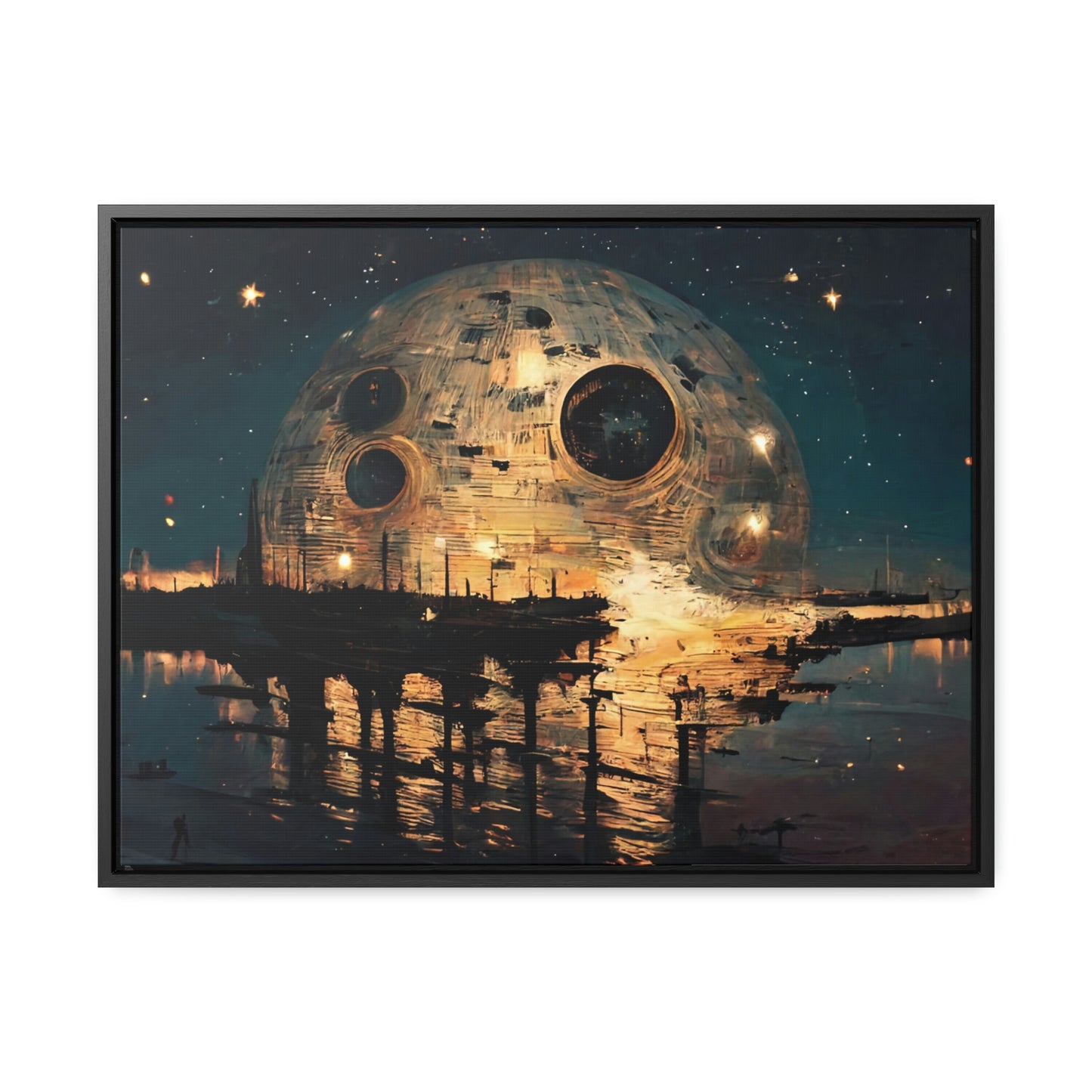 Death of the Moon: A Captivating Painting of Cosmic Drama