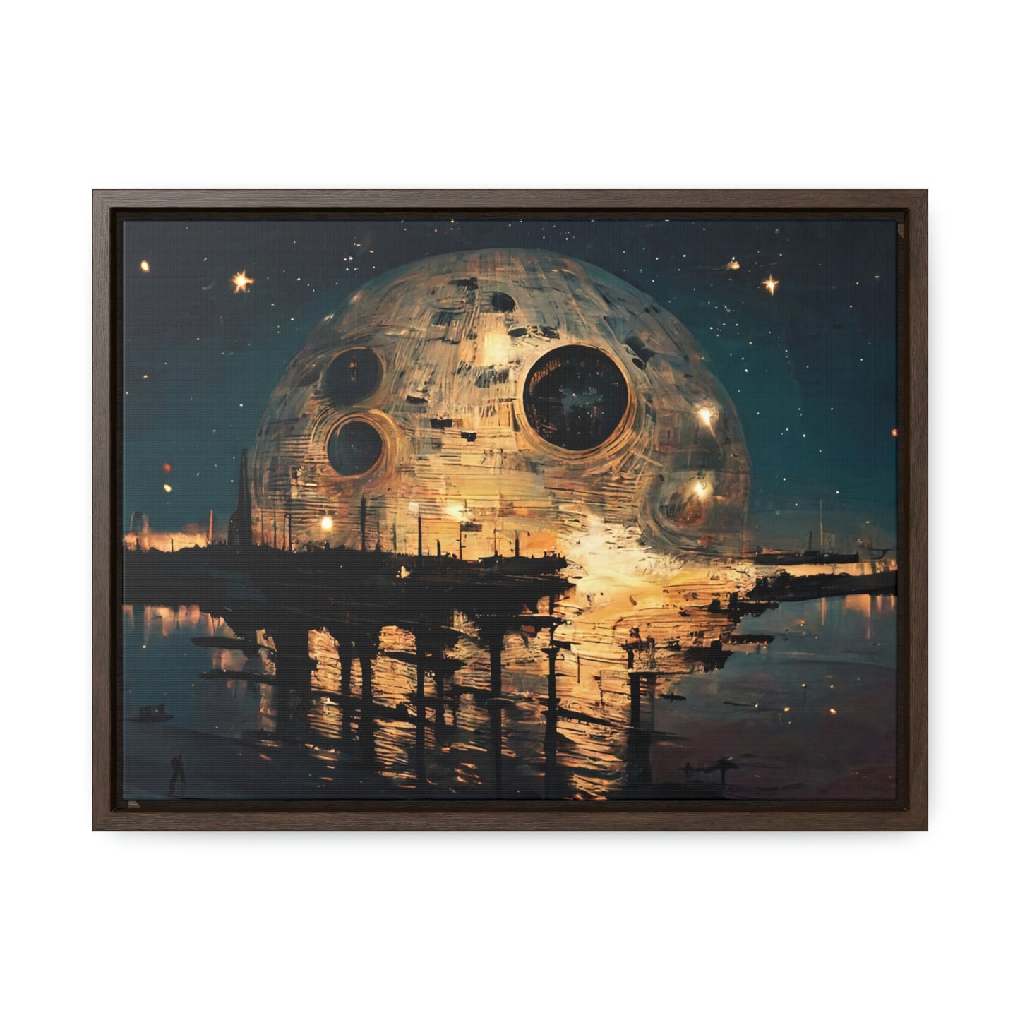 Death of the Moon: A Captivating Painting of Cosmic Drama