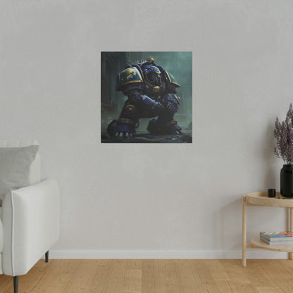 The Glory of Battle: A Striking Warhammer 40k Painting of Space Marines