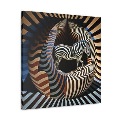 Ultra-Abstract Zebra Art